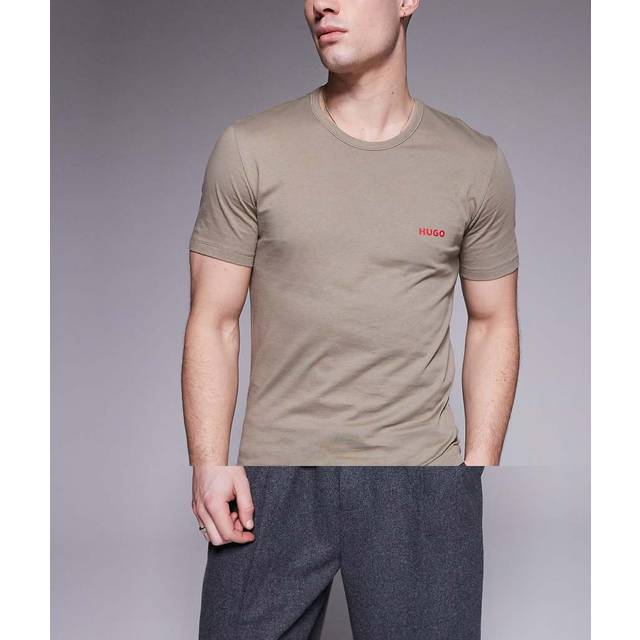 Men's HUGO RN Triplet 3-Pack Mens T-Shirts - Black - Size: 42/Regular