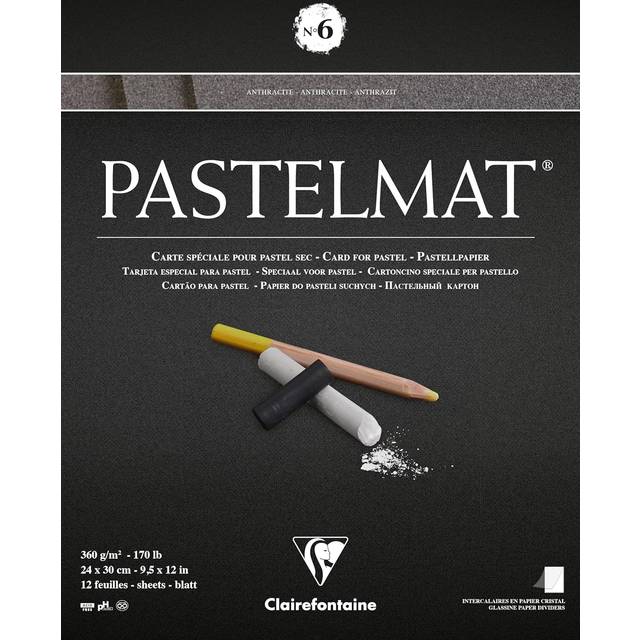 Pastelmat Anthracite 24x30 cm