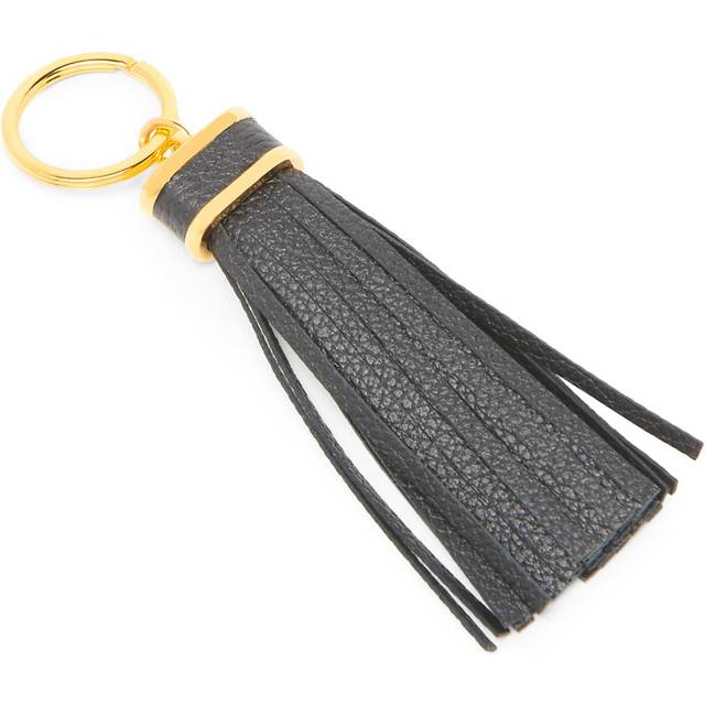 Tom Ford Tasseled leather keychain - black (One Size)