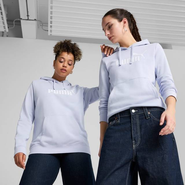 PUMA Ess No. 1 Logo Hoodie Women - ['Blå'] (X-Small)