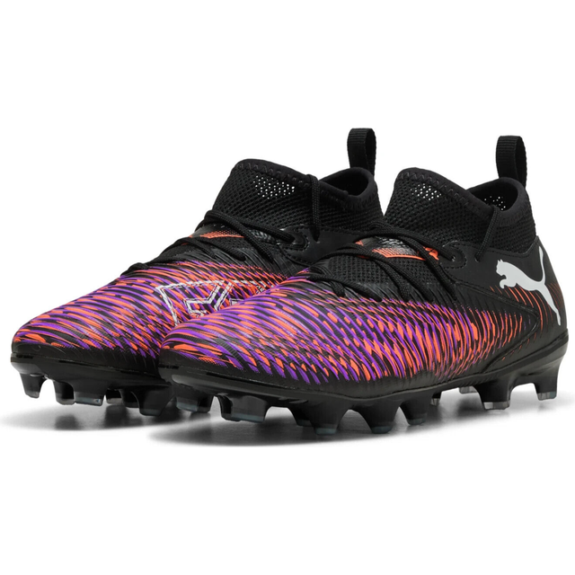Puma FUTURE 8 Match FG/AG, fotbollsskor för gräs och konstgräs, junior