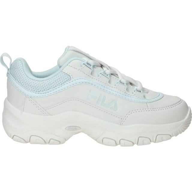 FILA Strada Logo barnsneakers, vit-blå glöd, 34 EU, Vit blå glöd, 34 EU