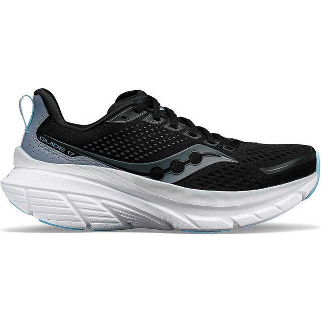 Saucony Women's Guide 17 Black/Fog, 35.5