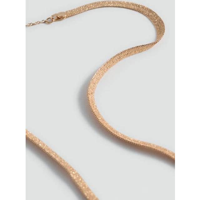 Snake chain necklace gold - Teenage girl - One size - MANGO TEEN - Gold - U