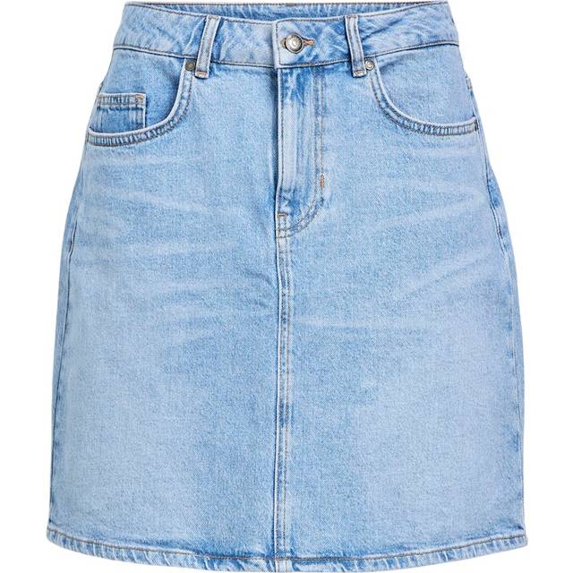 Object - Jeanskjol objEllen HW Short Denim Skirt - Blå