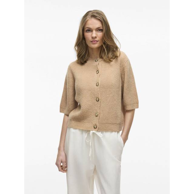 Short Sleeve Knitted Cardigan