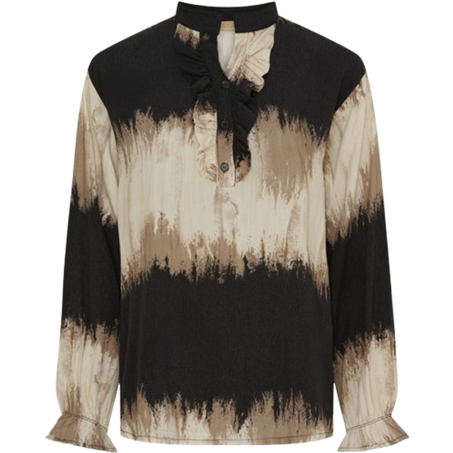 Marta Du Chateau dame skjorte MdcAya 5891 - Var1Beige