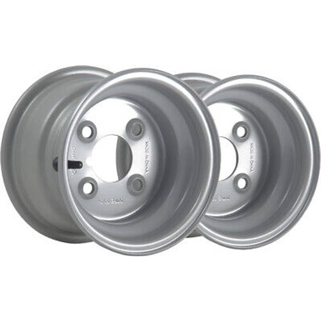 "5.50x8 Steel Wheel Rims 4 stud 4"" PCD 66.7mm Centre Hole 357kgs Load (Set of 2)"