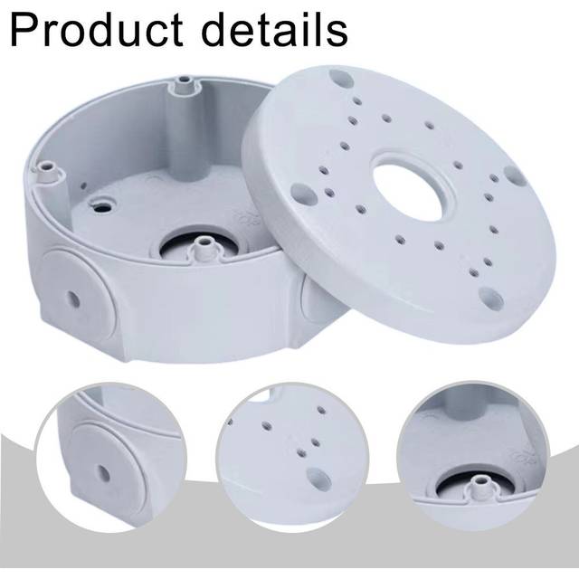 Weatherproof camera junction box with mounting bracket for dome cameras