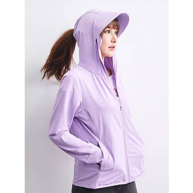 (Lavender, 3XL) Summer UPF 50+ UV Sun Protection Skin Coats Men Ultra-Light Sportswear Hooded Outwear Men Windbreaker Casual Jackets