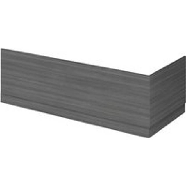 Hudson Reed Fusion Woodgrain Fitted Plinth | Anthracite | MDF | 1250mm