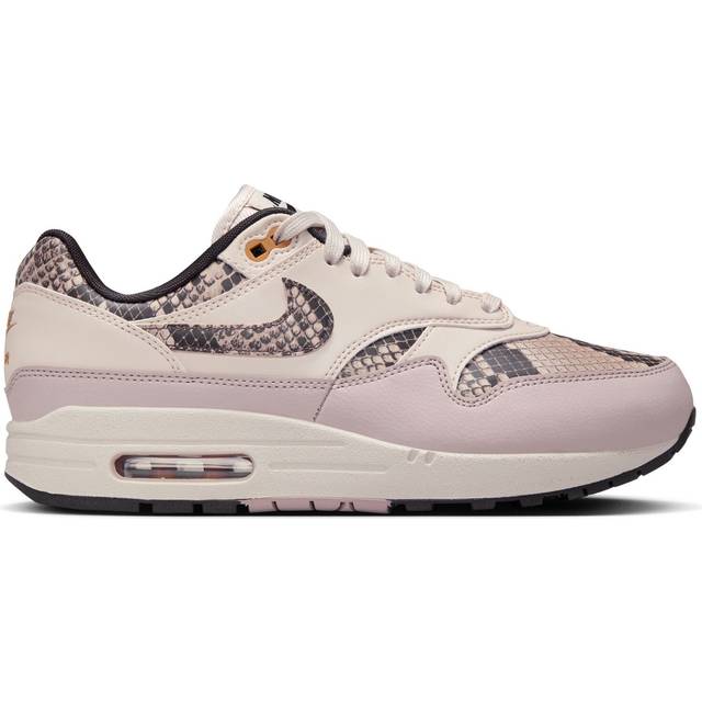 Nike Girls Air Max 1 Trainers Light Orewood Brown Multi Colour Malt, 4.5 - Light Brown
