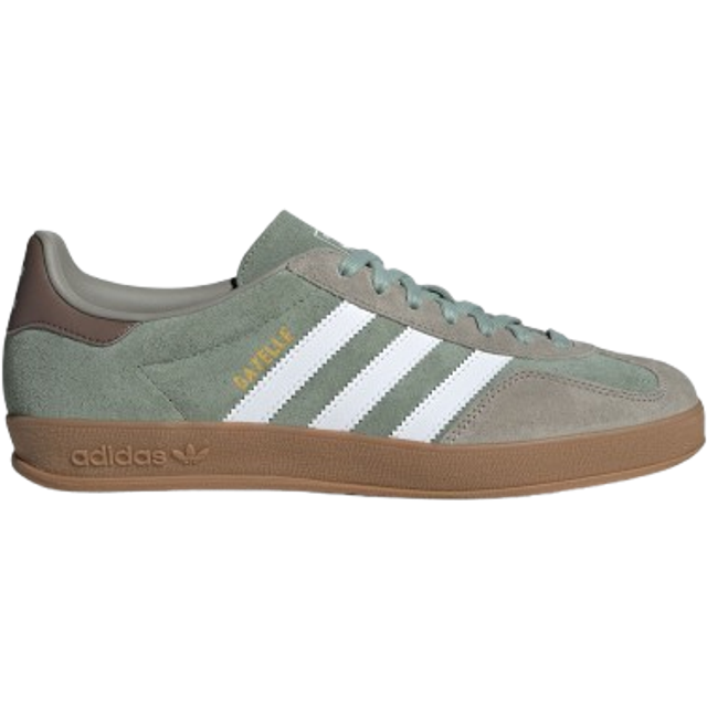 Adidas Gazelle Men Shoes - Grey - Size: 7.5 - Leather - Foot Locker  - Grey - Size: 7.5