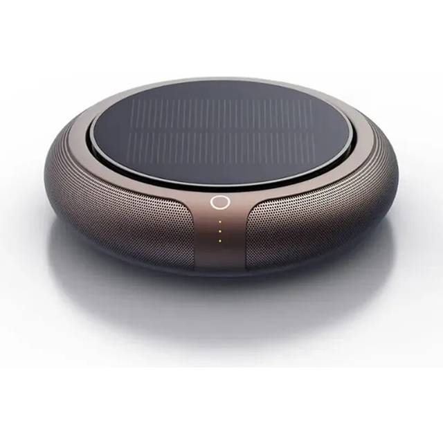 Air Purifier Solar Charging Deodorant Fresh Car Aromatherapy Machine Mocha Gold