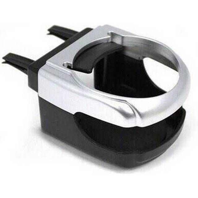 (Silver and Black) Car Cup Holder Outlet Air Vent Cup Rack Beverage Mount Insert Stand Holder