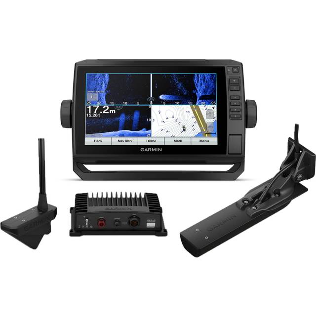 Garmin ECHOMAP UHD 9 plotter 92sv GT56UHD-TM + Panoptix LiveScope System LVS32 Paketdeal