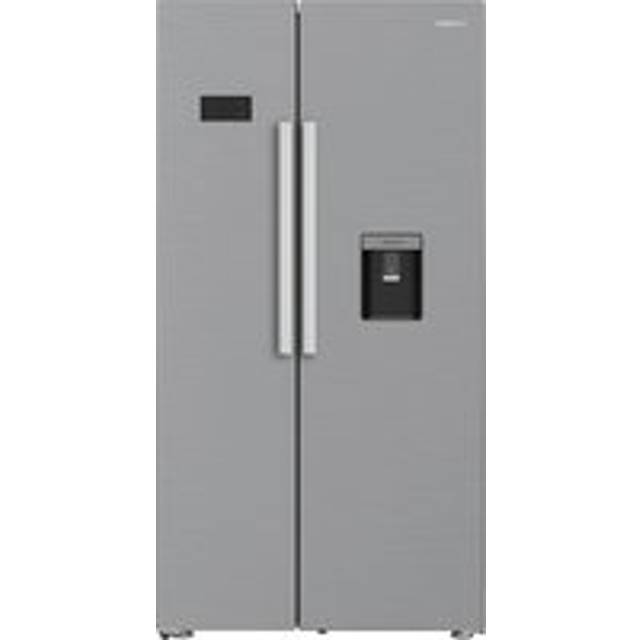 Hotpoint HPG2 6583W XP4UK Non-Plumbed Total No Frost American Fridge Freezer - Silver - E Rated