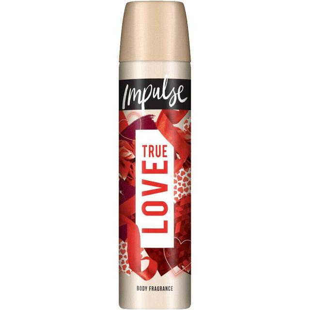 Impulse Body Spray Deodorant True Love 75ml