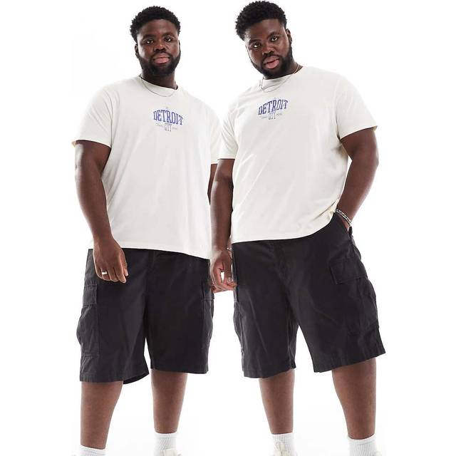 Levi's Big &amp; Tall Carrier Cargo Shorts - Black, Black, Size 46, Men