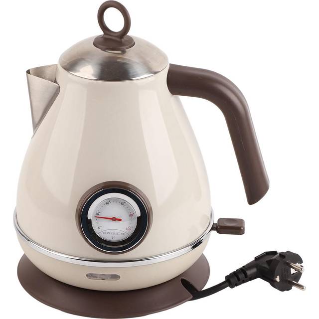 Electric Water Kettle Temperature Display Retro Paint Electric Kettle with 360 Degree Rotating Base L vit