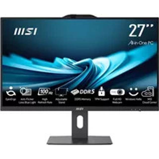 MSI Pro AP272P 14M Intel Core i7 14700 All in One PC Barebone (NO RAM NO Storage NO OS) 27 Inch IPS Screen/UHD Graphics/Type-C/USB/LAN/HDMI/DP/WiFi 6E/BT 5.3/VESA
