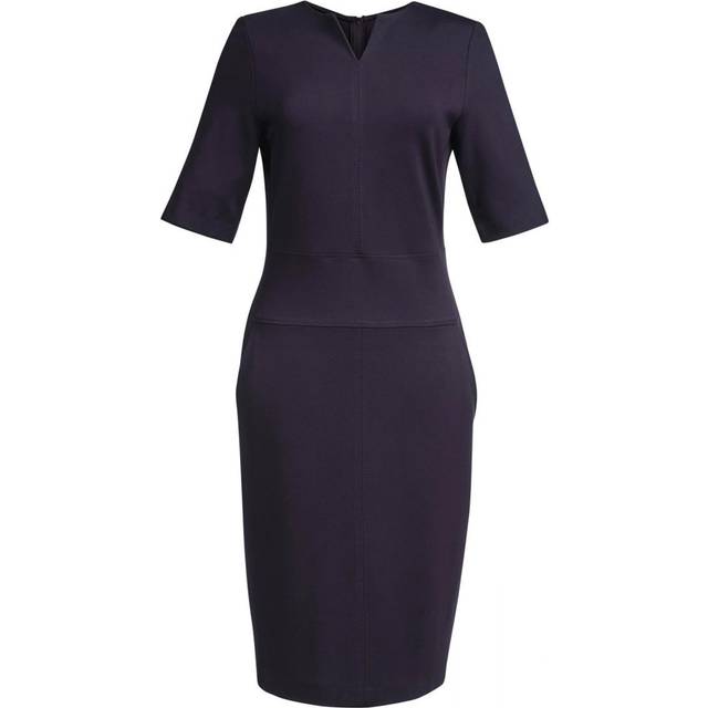 Brook Taverner Celeste Jersey Stretch Dress BT2365 Navy 6 Regular Colo