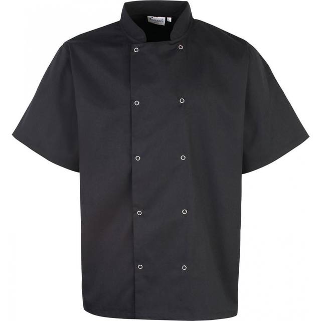 Kitchen jacket with snaps Premier - Noir