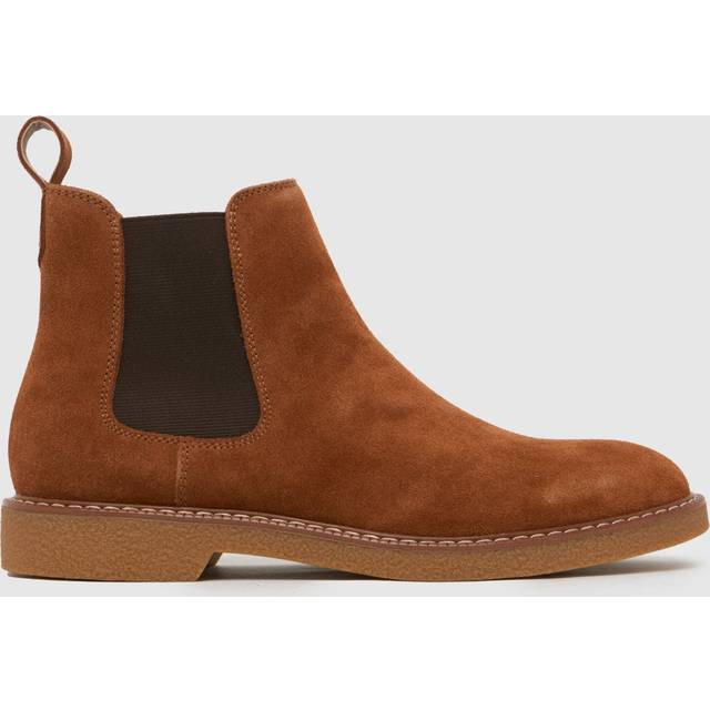 schuh Dawn Suede Chelsea Boots in Tan