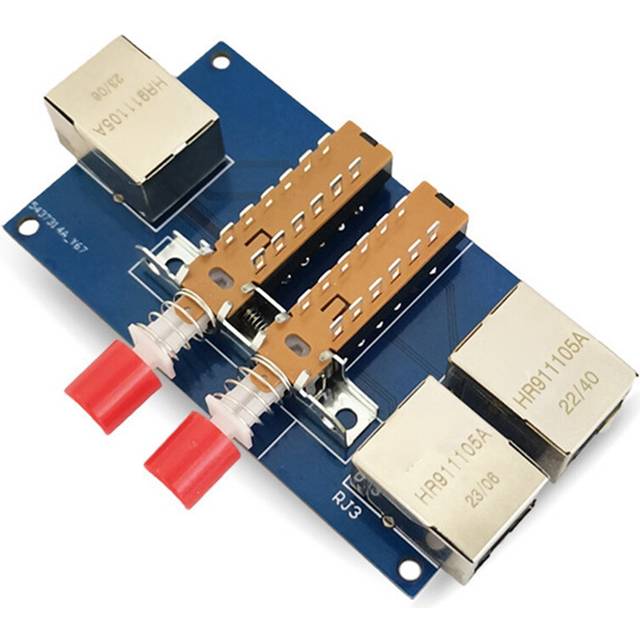 Network Port Switcher 2-Port Rj45 Internal and External