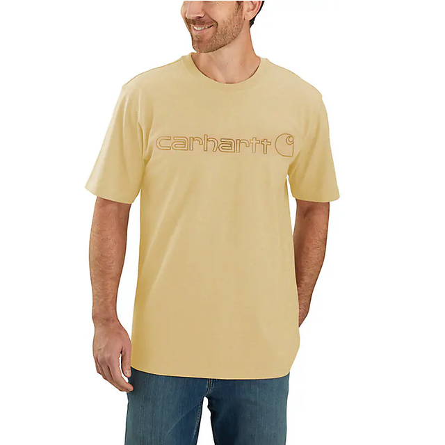 Carhartt Core Logo T-Shirt S/S - Beach Heather / XXL