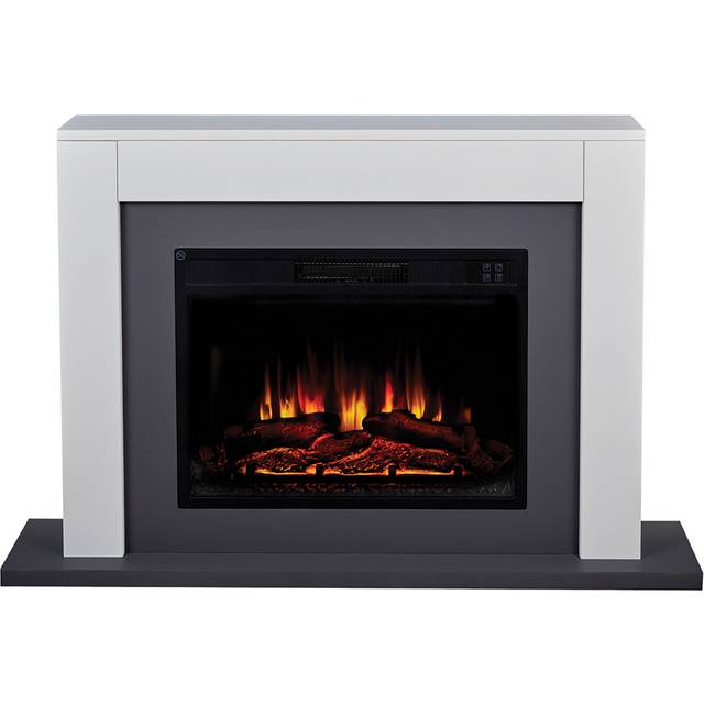 Suncrest Marlow Grey Textured Electric Suite - 74.8 x 100 x 21cm