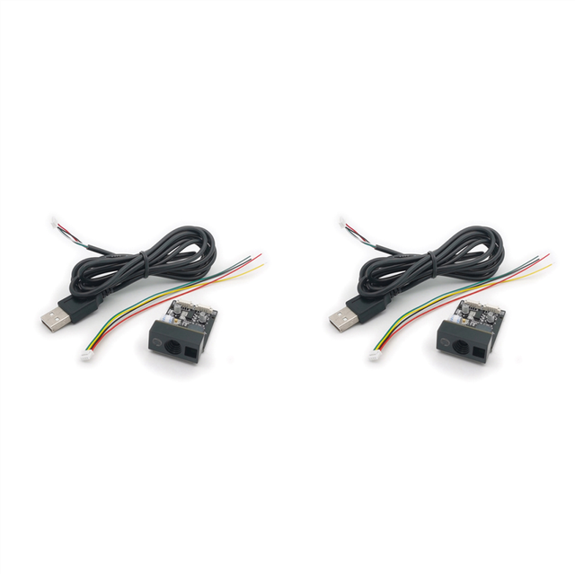 2X GM865 1D 2D Barcode Scanner USB TTL Bar Code Reader QR Module CMOS with Cable for Bus Supermarket ,Near -Lens