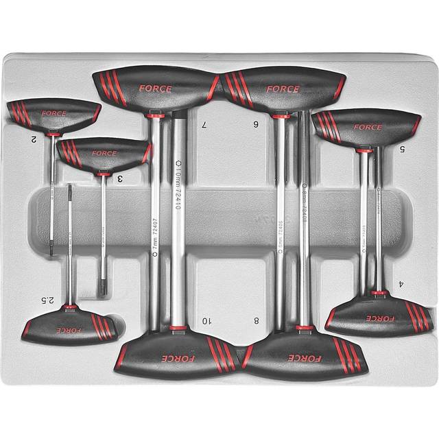 T-handle ball socket wrench set 9 pieces 2097B