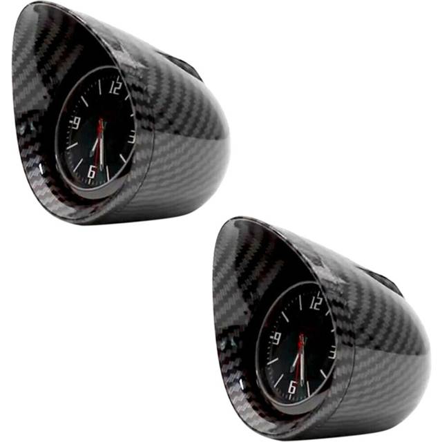 2X Electronic Car SUV Interior Dashboard Clock Console Decor Backlight Car Accessories