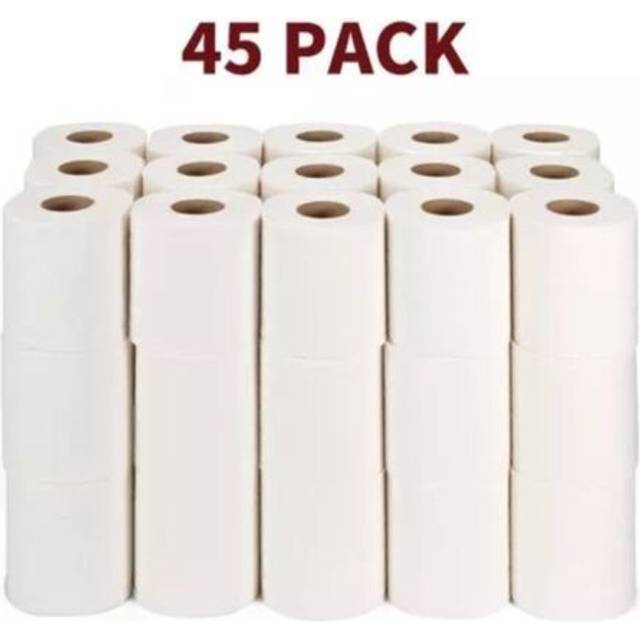VINSANI BAMBOO TOILET ROLL - 45 PACK