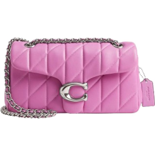 Coach Tabby Shoulder Bag Leather 26 cm pink
