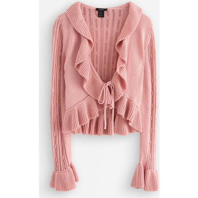Cardigan med volang