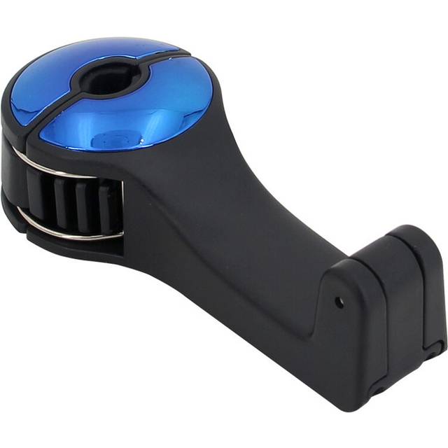 (Blue) 2 In 1 Universal Car Seat Back Hooks Headrest Mount Holder Portable Car