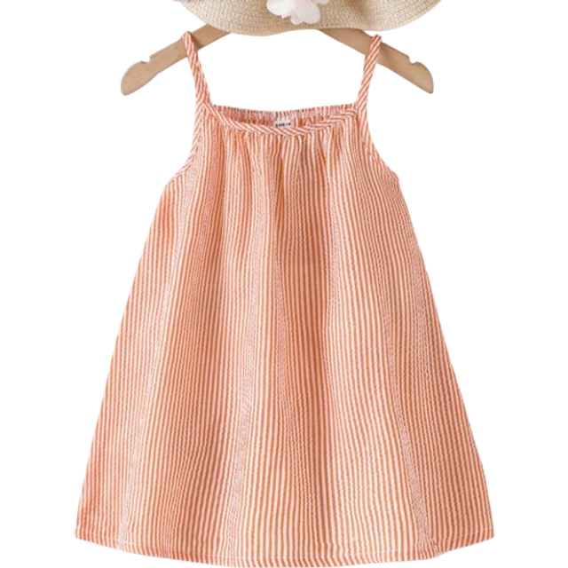 SHEIN Young Girl Striped Cami Dress
