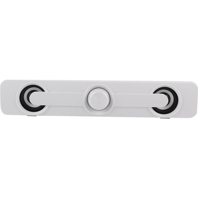 Computer Laptop Speaker Small Professional Speaker 3.5mm Universal Jack for NotebookWhite white