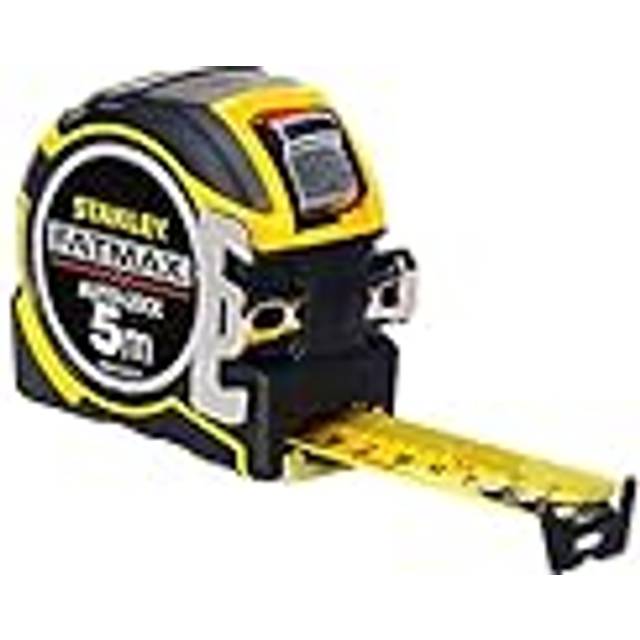 STANLEY STA033671 FATMAX Autolock Tape, 5m Metric Only, Yellow/Black