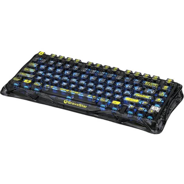 GRAVASTAR Mercury K1 Lite Wireless Mechanical Gaming Keyboard - Black, Black