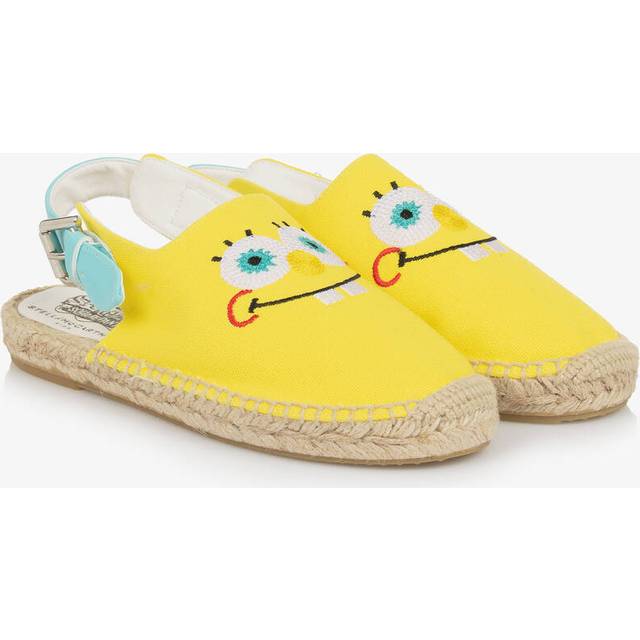 Stella Mccartney Kids Girls Yellow Spongebob Espadrilles - 35