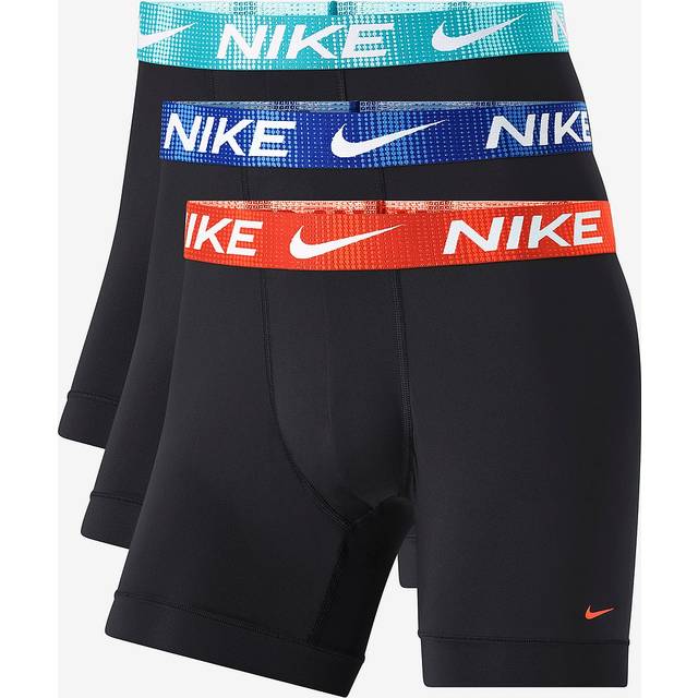 Pack of 3 Dri Fit Plain Hipsters - Navy+Blue+Red - XL