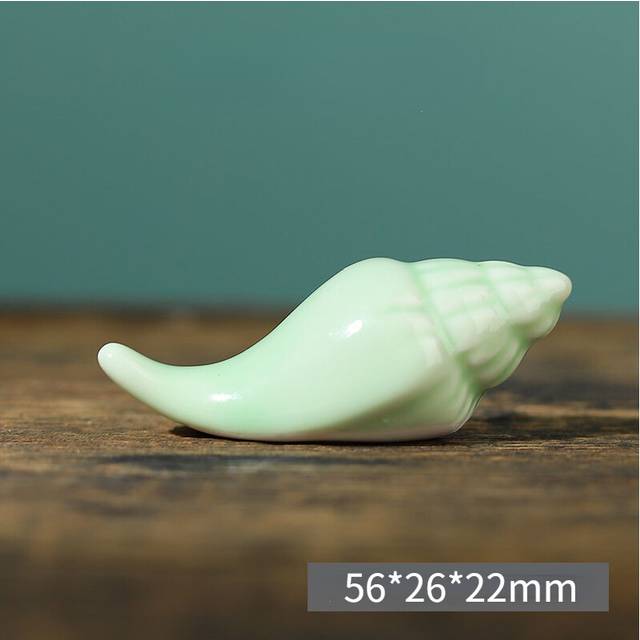 (Conch) Ceramics Pens Stand Holder Animal Kawaii Goose Cat Panda Chinese Writing