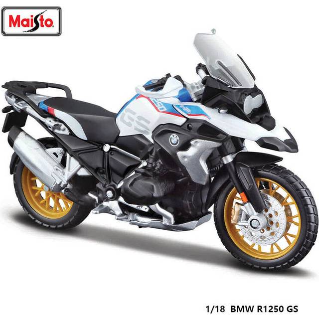 (1-18 BMW R1250GS) Maisto kakawasaki H2R KLR 650 die-casting motorcycle model alloy collection hobby toy gift off-road motorcycle