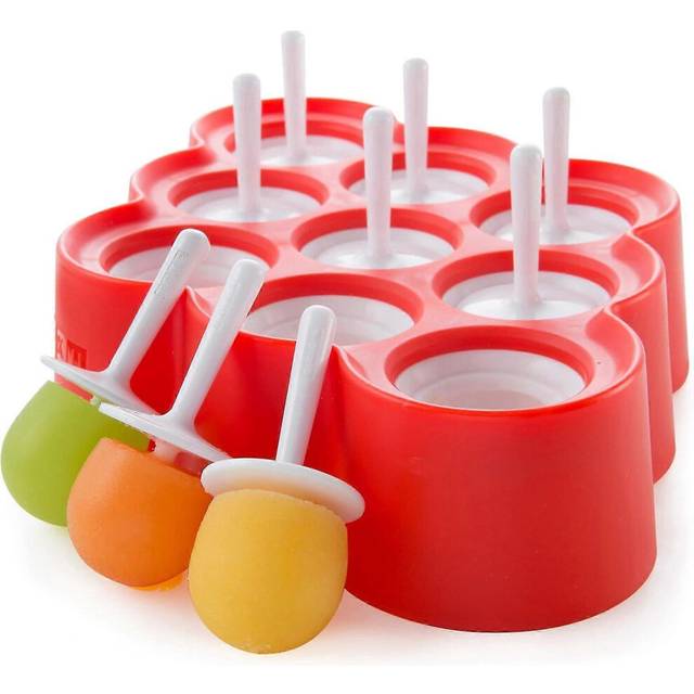 (As show, One size) Slow Pops - Easy Pop Silicone Popsicle Molds With Drip Guard