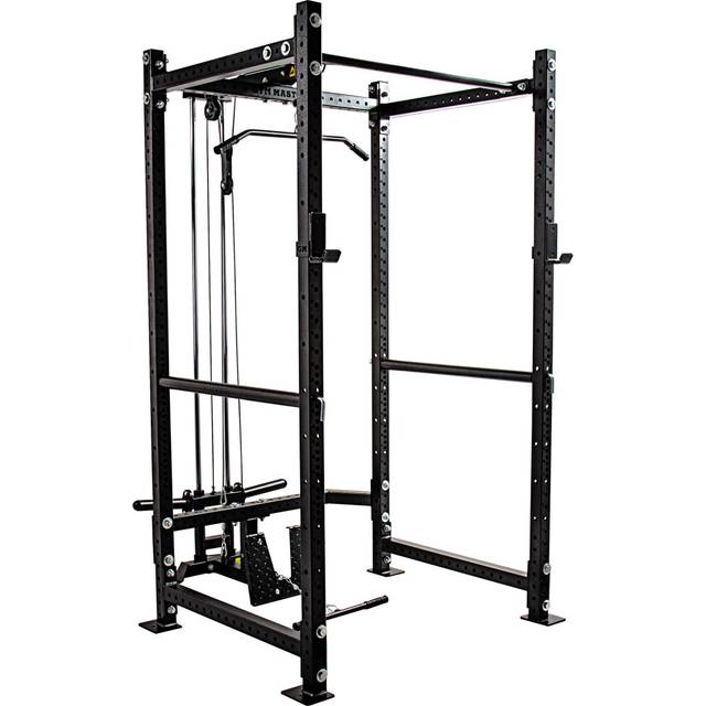 (226/90cm) GYM MASTER GM3 Weight Lifting Power Rack Squat Cage with Dual Cable System