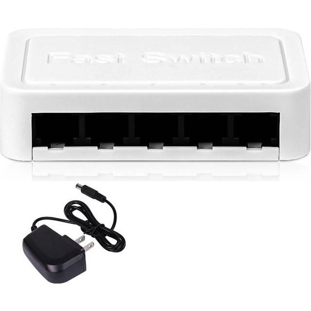 1000Mbps Mini Gigabit Network Switch 5-Port Ethernet US-Plug
