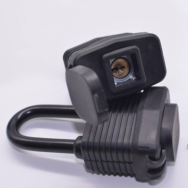 (As show, One size) Waterproof Padlocks Keyed Alike For Outdoor Use, Heavy Duty Laminated Steel Lock Body With Plastic Covered, 1-9/16 Inch. Wide, Lon